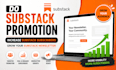 do substack promotion increase substack subscribers, substack newsletter