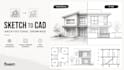 convert pdf or sketch to editable autocad dwg