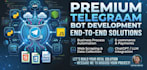 develop a custom telegram bot using nodejs and python