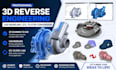 do 3d reverse engineering, cad modeling, stl to step conversion