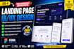 design high converting landing page UI UX in figma