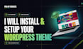 install wordpress theme with demo import and full configuration