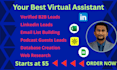 do lead generation, web research and accurate data entry