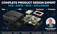 design pcb, esp32 hardware, rfid systems and 3d enclosures