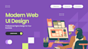 design a modern and responsive web UI in figma