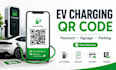 ev charging station qr code, ev payment qr, charging point signage