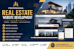design and develop a modern real estate website