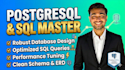 design postgresql database schemas and write optimized sql queries
