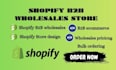 build shopify b2b wholesales store setup pricing integration with custom design