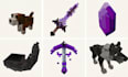 make custom minecraft low poly 3d models in blockbench designed for games, mods
