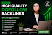 build high quality dofollow backlinks to your website