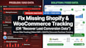 set up server side tracking and meta conversion API for shopify woocommerce