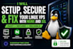 setup, secure and fix your linux vps with nginx and SSL