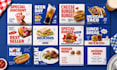 design restaurant social media posts and canva templates