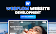 design webflow website, webflow landing page, figma to webflow, webflow cms