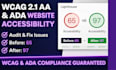 audit and fix website accessibility for wcag 2 1 aa and ada compliance