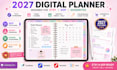design 2027 yearly etsy, kdp, digital planner