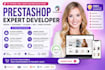 fix prestashop bugs error optimize prestashop store website design customization