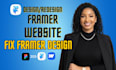 framer development fix framer website framer developer framer website design