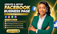 do facebook page create and setup and business page