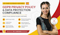 draft gdpr privacy policy and data protection compliance documents