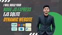 build your nodejs express ejs sqlite dynamic website project