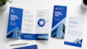 design a professional leaflet, flyer, and trifold brochure or redesign work