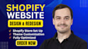 design shopify cro landing page in gempages, create website and dropshipping