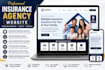 design insurance agency website insurance broker website agent website