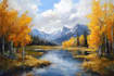 landscape oil painting art