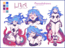 design an anime character sheet for you