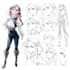 draw anime character design sheet