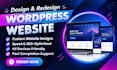 build wordpress website design, wordpress blog, business website development
