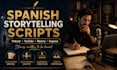 write engaging spanish storytelling scripts