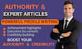 write and publish eb1 media article for eb1a o1 and eb2 niw