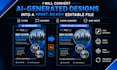 convert ai generated designs into editable print ready files