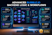 do complex bubble website backend workflows, be bubble developer, bubble expert