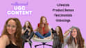 be your female ugc spokesperson