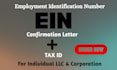 get your ein number tax id with confirmation letter from irs