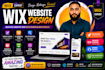 do design, redesign, and develop a professional wix website, ecommerce, and SEO