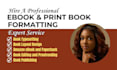 professionally format your book, paperback, layout, and typesetting