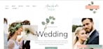 design squarespace wedding planner website