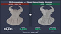 do professional manual 3d retopology and uv mapping