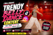 create viral belly dance content for tiktok and instagram reels