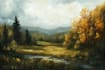 landscape oil painting art