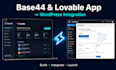 base44 app lovable app base44 integration base44 to wordpress