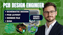 review esp32 pcb design redesign schematic pcb layout in kicad for manufacturing