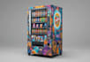 design a unique vending machine wrap