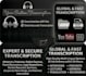 transcribe audio and video files podcasts, streams, interview