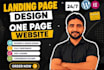 create landing page,one page website wordpress elementor within just 6hours